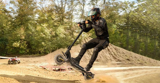 TODIMART electric scooter rider enjoying an outdoor ride